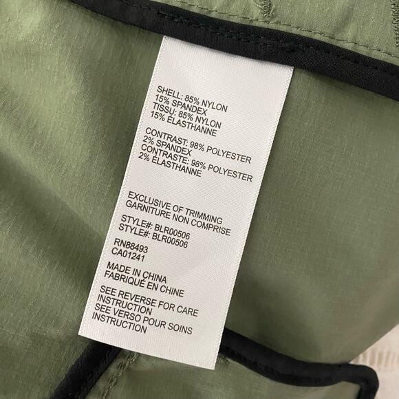 BLANC NOIR Caravan Short Sleeve Button Up Romper Army Green Size Small - Picture 11 of 14